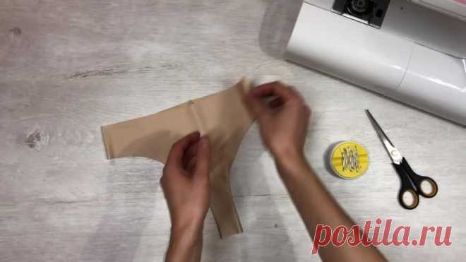 Как сшить женские трусы из микрофибры по готовой выкройке 
