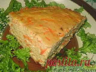 Запеканка из куриного фарша и овощей