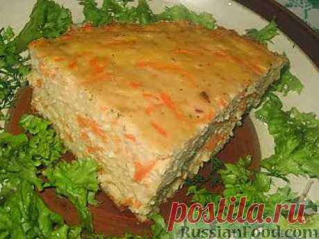 Запеканка из куриного фарша и овощей