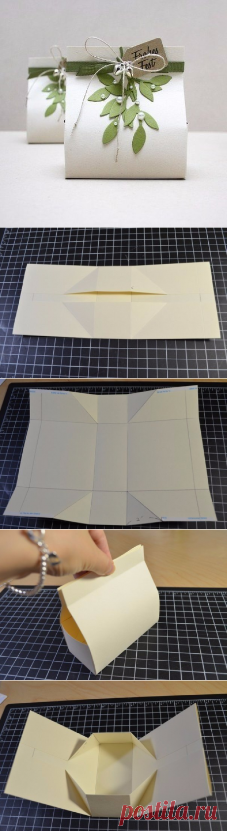 Подарочная упаковка-пакет — Сделай сам, идеи для творчества - DIY Ideas