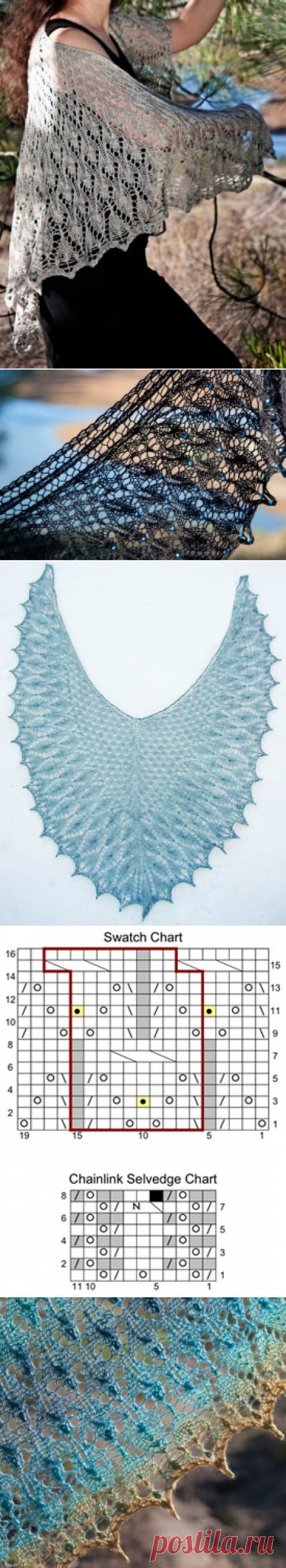 Torreyana Shawl: Knitty Spring+Summer 2010