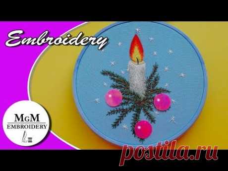 Embroidery Hoop | Новогодняя вышивка
