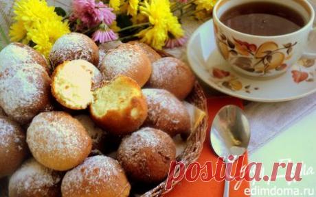 Пончики на сгущенном молоке | Кулинарные рецепты от «Едим дома!»