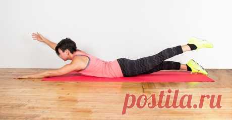 1 упражнение от Жировых валиков на спине. | TIME STRONG | Яндекс Дзен