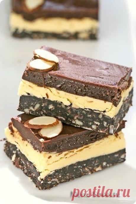 Рецепт канадского десерта " Nanaimo Bars " » Кулинарные рецепты вкусной домашней кухни