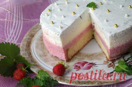 Просто и вкусно: Торт &quot;Клубничное Мохито&quot;