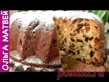 Рецепт: Рождественский кекс с сухофруктами и орехами на RussianFood.com