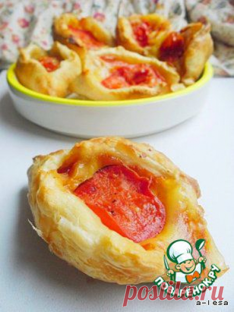 Пирожки-закуска &quot;Помидорка&quot; - кулинарный рецепт