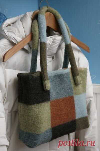 Сумки из свитеров