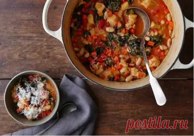 Риболлита. Вкусный густой суп с черствым хлебом - Будет вкусно - Медиаплатформа МирТесен