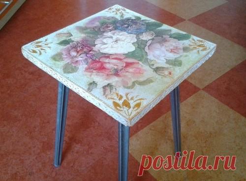 Реставрация старой мебели своими руками. Как вернуть жизнь старой мебели. Реставрация мебели своими руками. Идеи отделки табурета, журнального столика, комода и шкафа.Информационный строительный сайт |