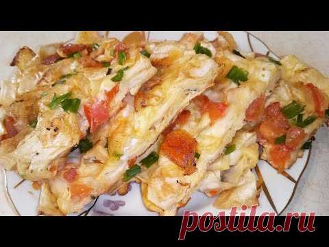 БЫСТРЫЙ завтрак ИЗ ЛАВАША. Вкусный и сытный завтрак.