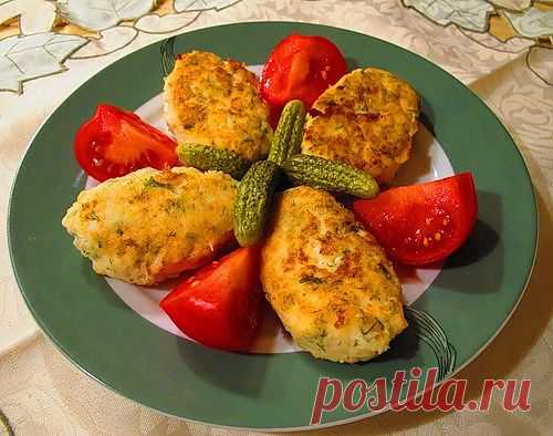 Необычные рыбные котлетки.