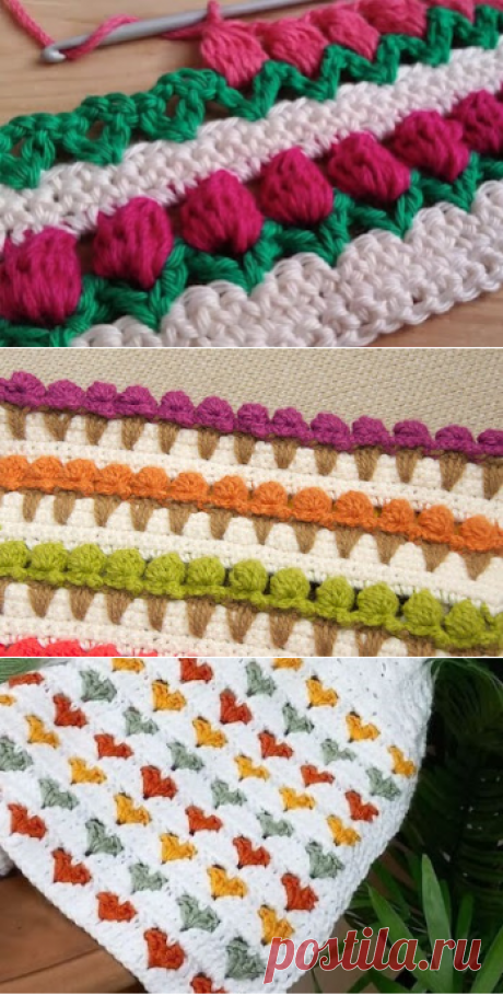 Galería de Puntos Fantasía en Crochet ♡ - Mil Ideas en Crochet