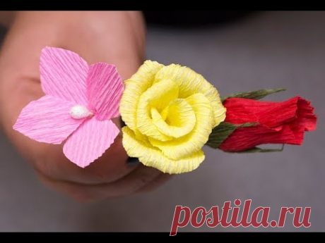Три простых цветка из гофрированной бумаги / DIY / Flowers made of paper - YouTube

В видео покажу как сделать три простых цветочка из гофрированной бумаги которыми можно украсить любую композицию. Все очень просто и легко, надеюсь вам видео понравится.

#цветыизбумаги #гофрированнаябумага #crepepaper