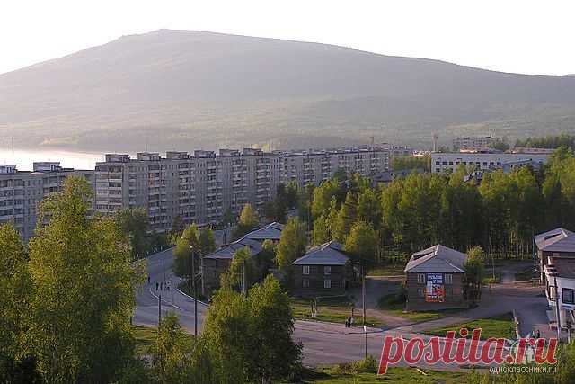 гора Качканар с города