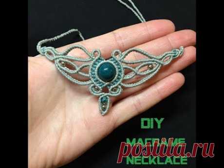 DIY MACRAME NECKLACE/ TRIBAL NECKLACE