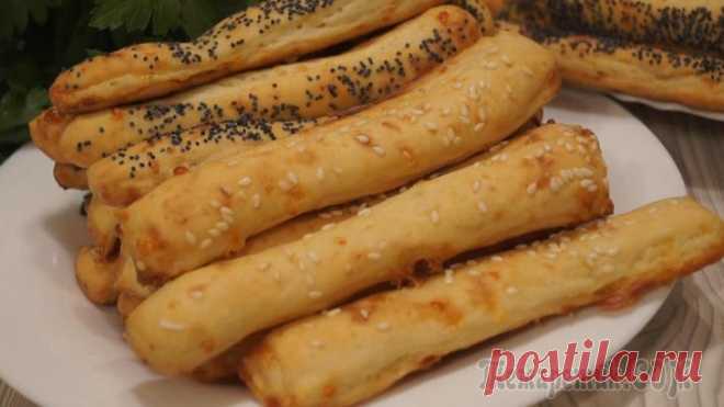 Улетные Хлебные палочки с сыром. Безумно аппетитная закуска к любому столу Хлебные Палочки с сыром. Аппетитный внешний вид, хрустящие снаружи и мягкие внутри. Они просто обалденные. Такая закуска всегда пользуется большим успехом, особенно если к ней подается вкусный соус. М...