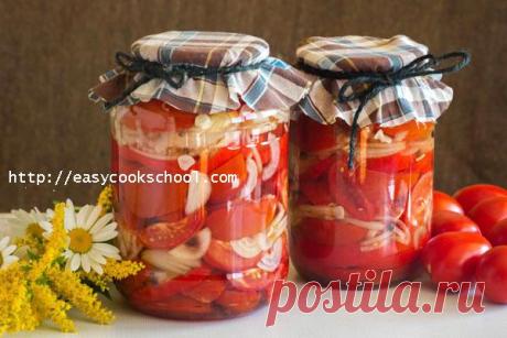 Пoмидoры пo-чeшски на зиму