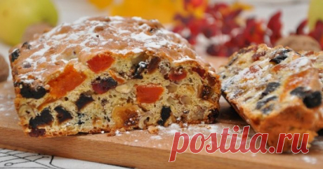 Просто витаминная бомба к чаю! Невероятно вкусный кекс из сухофруктов!