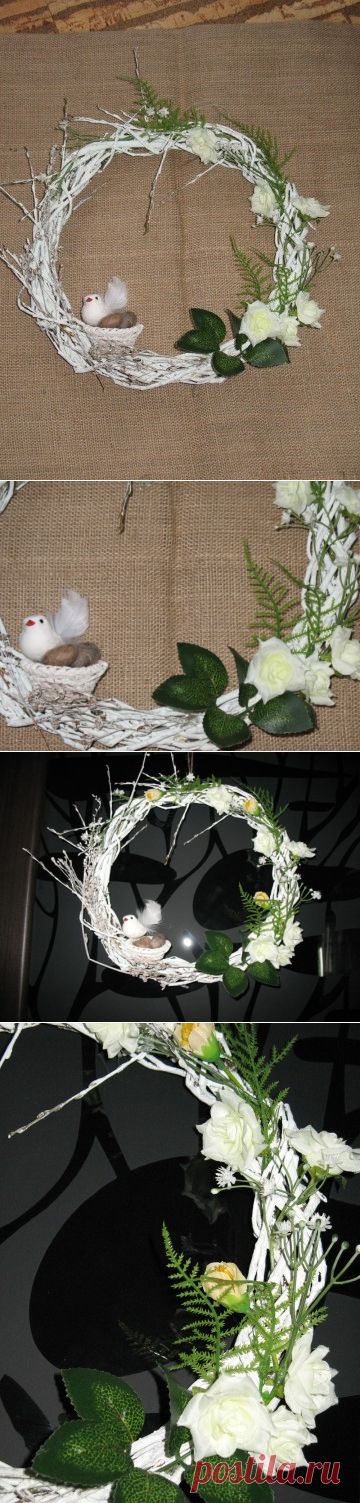 Пасхальный венок "Светлая радость".