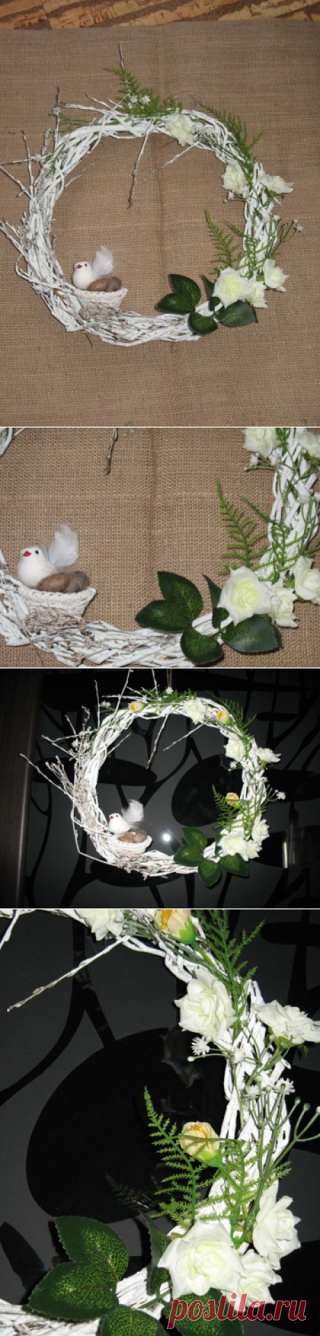 Пасхальный венок &quot;Светлая радость&quot;.