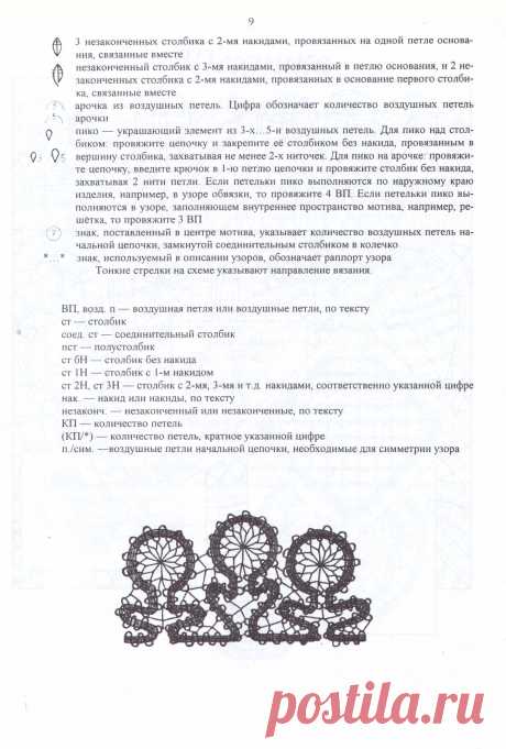 Вязание крючком по мотивам русского кружева / Вязание крючком / Вязание крючком для начинающих