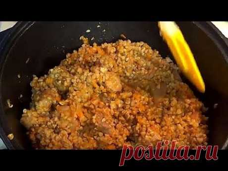 Рассыпчатая гречка с нежнейшим мясом. Проще не бывает.