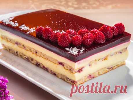 Торт с творожным кремом и желе: рецепт от МастерШефа