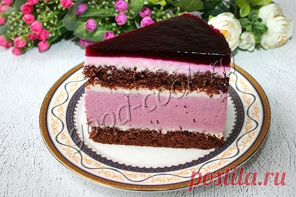 Шоколадный торт с муссом 
