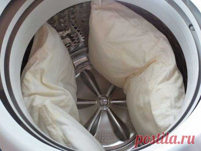 Секрет правильной стирки перьевой подушки: как подготовить перьевую подушку к стирке Можно постирать её целиком, но эффект будет неидеальным. Вес стандартной перьевой подушки около 3 кг, когда она намокает, то весит ещё больше. Перо от влаги слипается и получается непонятный комок, которые распушить трудно. Мне удобнее разделить наполнитель на несколько частей и постирать их отдельно.