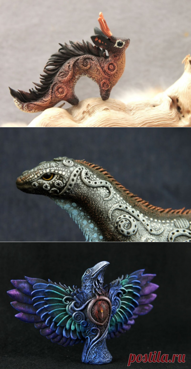Великолепные фигурки с загадочным орнаментом от русского умельца Евгения Хонтор | Colors.life