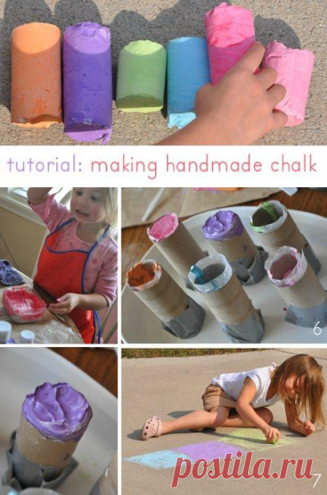Огромные мелки своими руками. Мастер-класс - Творчество, рукоделие и хобби