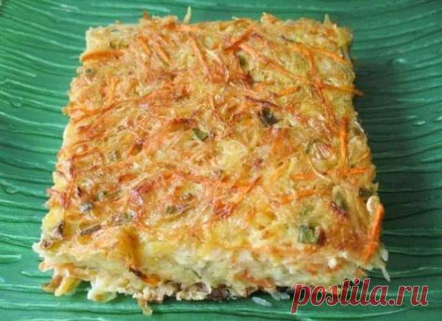 Овощной кугель-безумно вкуснo, быстро и легко