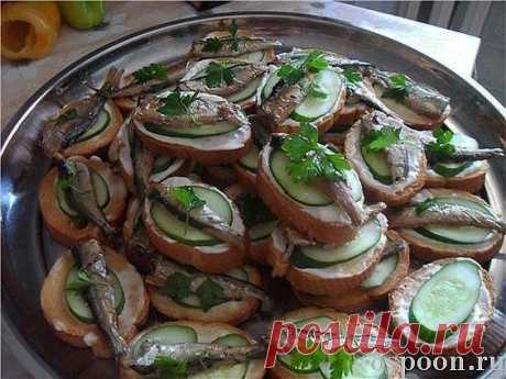 Праздничные бутерброды: вкусные рецепты с фото | 8 Ложек