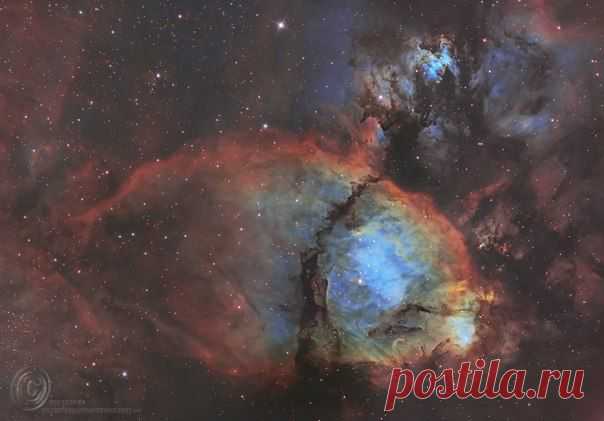 IC 1795 Туманность рыбий глаз / Интересный космос