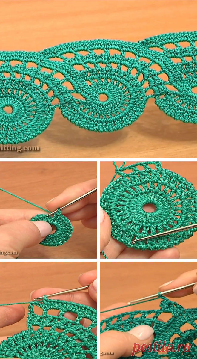 Lace crochet is become part of most of my crochet projects. It's very versatile and I use it to add motifs or to add edging to complete the crochet pattern. This lace crochet pattern is very elegant and you can add this to just about any project (clothing, doilies, pillowcases, baby blankets, afghans or scarves) out there. The tutorial… - craftIdea.org Lace crochet is become part of most of my crochet projects. It's very versatile and I use it to add motifs or to add edgin...