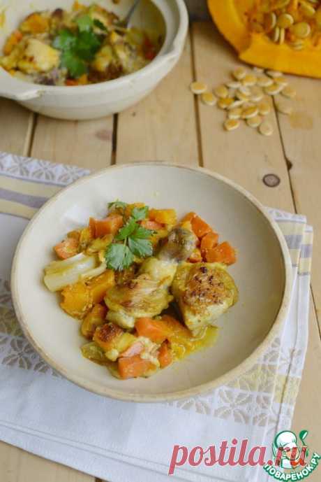 Рагу из курицы с тыквой – кулинарный рецепт