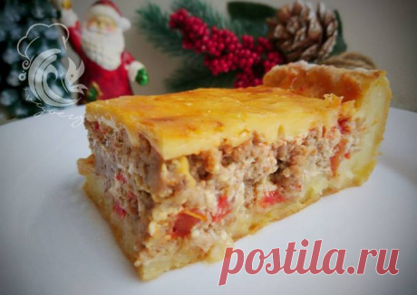 (1) Открытый мясной пирог на картофельном тесте - пошаговый рецепт с фото. Автор рецепта Александра Вейберг . - Cookpad