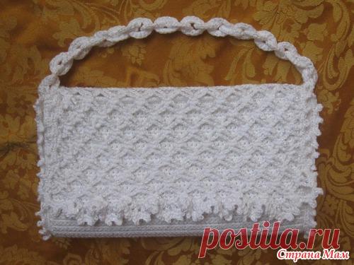 ВЕЧЕРНЯЯ СУМОЧКА КРЮЧКОМ. МАСТЕР-КЛАСС | Дневник Иримед