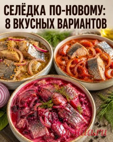 8 ВКУСНЫХ СОУСОВ ДЛЯ СЕЛЁДКИ