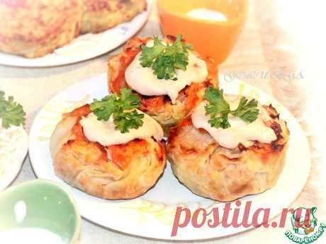 Ленивые голубцы с мясом и грибами Кулинарный рецепт