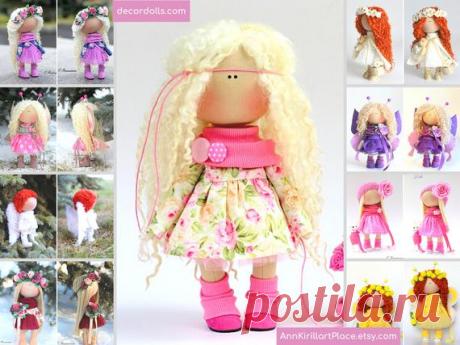 Custom Made Interior Doll Unique Nursery Decor Doll Tilda | Etsy Hello dear visitors,  This is handmade fabric doll created by Master Olga P (Kazan, Russia). All dolls on the photo are made by artist Olga P. You can find them in our shop by search by artist name Olga P  Doll is 30 cm (11.8 inch) tall and made of only quality materials.  This doll is made TO