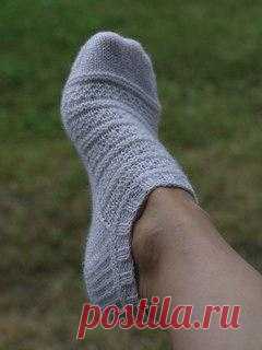 Как вязать спицами носки. Вязаные носки с описанием | Домоводство для всей семьи.