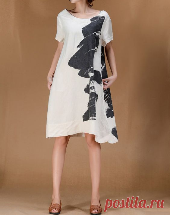 cotton Leisure long pleated T shirt