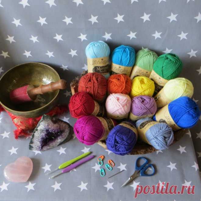 Внедрение Mandala Безумие CAL - Кристаллы & Crochet