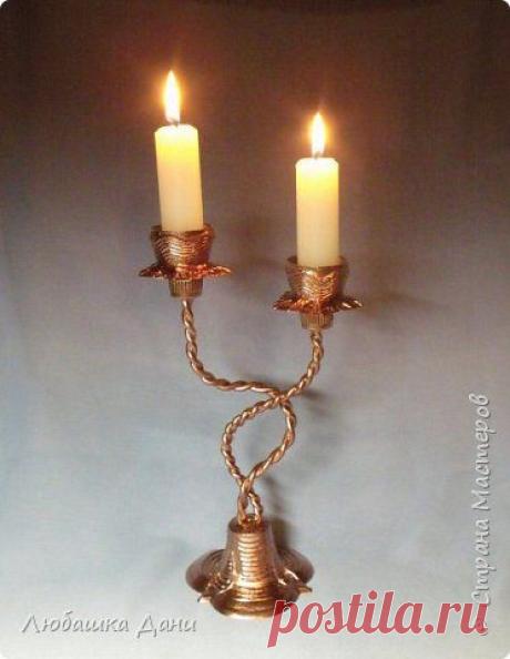 Подсвечник "Дуэт" | Страна Мастеров