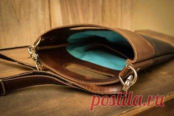 Кожаная сумка своими руками | Своими руками