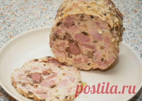 Домашняя куриная ветчина. Нет лучше ветчины, чем домашняя.