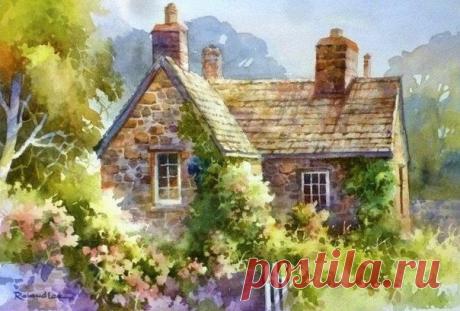 Акварели в викторианском стиле художн / Удивительное искусство